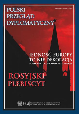 Okładka:Polski Przegląd Dyplomatyczny 2/2018 
