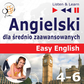 Angielski dla średnio zaawansowanych. Easy English Części 4-6 Dorota Guzik - okładka audiobooka MP3
