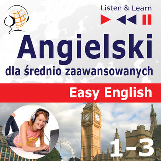 Angielski dla średnio zaawansowanych. Easy English Części 1-3 Dorota Guzik - okładka książki