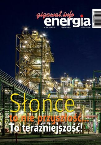 Okładka książki/ebooka Energia Gigawat nr 5-6/2018 (210)