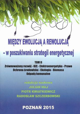Okładka:Między ewolucją a rewolucją - w poszukiwaniu strategii energetycznej Tom 2 
