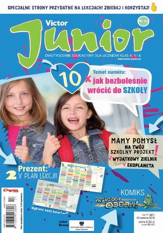 Victor Junior nr 17 (367) 23 sierpnia 2018 Ewa Mackiewicz - okadka audiobooks CD