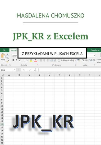 JPK_KR z Excelem Magdalena Chomuszko - okadka ebooka