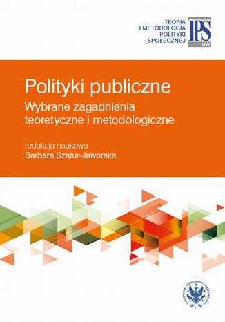 Polityki publiczne Barbara Szatur-Jaworska - okładka książki