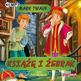 Ksie i ebrak Mark Twain - okadka audiobooka MP3