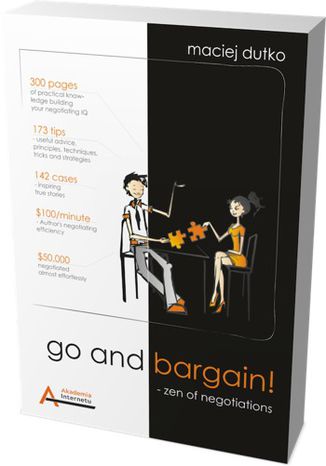 Go and bargain! Zen of negotiations (Targuj się! Zen negocjacji) Maciej Dutko - okładka książki