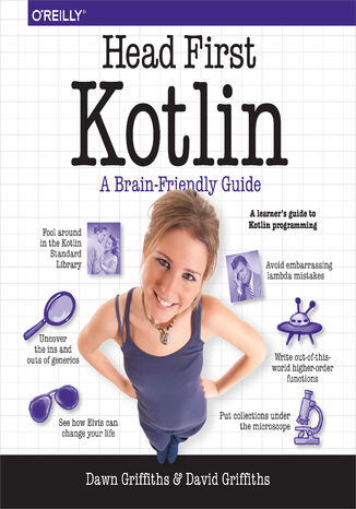 Okładka książki/ebooka Head First Kotlin. A Brain-Friendly Guide