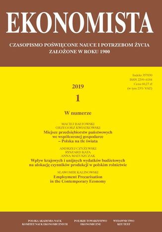 Ekonomista 2019 nr 1