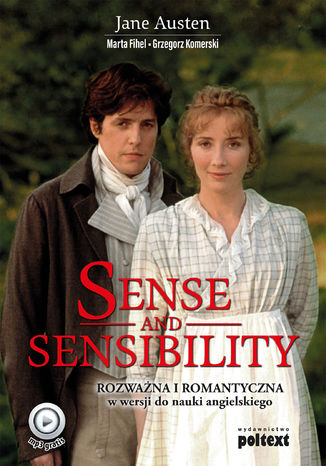 Sense and Sensibility. Rozważna i Romantyczna w wersji do nauki angielskiego Jane Austen, Marta Fihel, Grzegorz Komerski - okładka audiobooka MP3