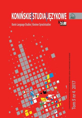 Konińskie Studia Językowe Tom 5 Nr 4 2017