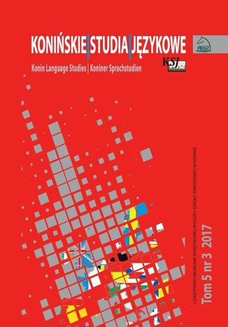 Konińskie Studia Językowe Tom 5 Nr 3 2017