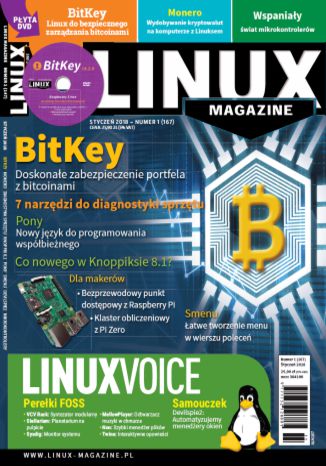 Linux Magazine 1/2018 (167) praca zbiorowa - okładka audiobooka MP3