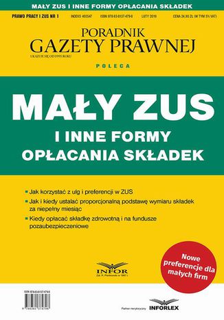 May ZUS i inne formy opacania skadek Praca zbiorowa - okadka audiobooks CD