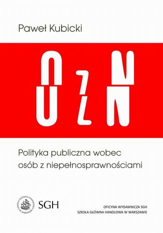 Polityka publiczna wobec osb z niepenosprawnociami Pawe Kubicki - okadka audiobooks CD