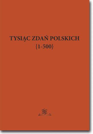 Tysic zda polskich {1-500} Jan Wawrzyczyk - okadka audiobooks CD