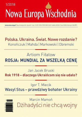 Nowa Europa Wschodnia 1/2018 Praca zbiorowa - okadka audiobooks CD