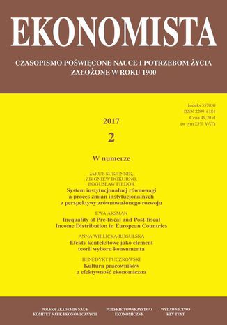 Ekonomista 2017 nr 2 Praca zbiorowa - okadka audiobooks CD