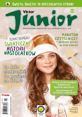 Victor Junior nr 25 (375) 13 grudnia 2018 Ewa Mackiewicz - okadka audiobooks CD