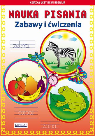 Nauka pisania Zabawy i ćwiczenia. Zebra Beata Guzowska - okładka ebooka