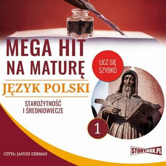 Mega hit na matur. Jzyk polski 1. Staroytno i redniowiecze Magorzata Choromaska - okadka audiobooka MP3