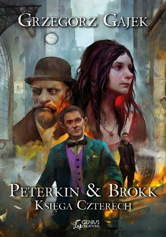 Peterkin & Brokk: Księga Czterech Grzegorz Gajek - okładka audiobooka MP3