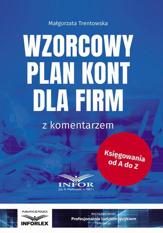 Wzorcowy plan kont dla firm z komentarzem Magorzata Trentowska - okadka audiobooks CD