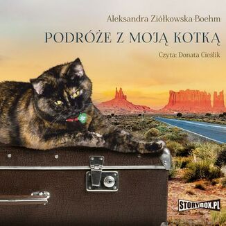 Podróże z moją kotką Aleksandra Ziółkowska-Boehm - okładka audiobooka MP3
