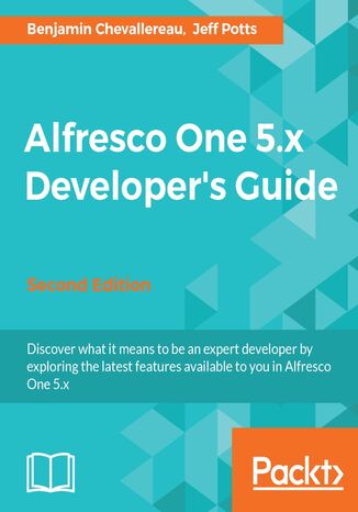 Alfresco One 5.x Developer's Guide - Second Edition Benjamin Chevallereau, Jeff Potts - okładka audiobooks CD