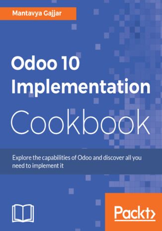 Odoo 10 Implementation Cookbook Mantavya Gajjar - okładka audiobooka MP3