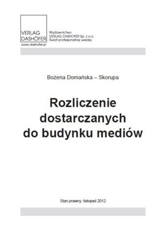 Rozliczenie dostarczanych do budynków mediów