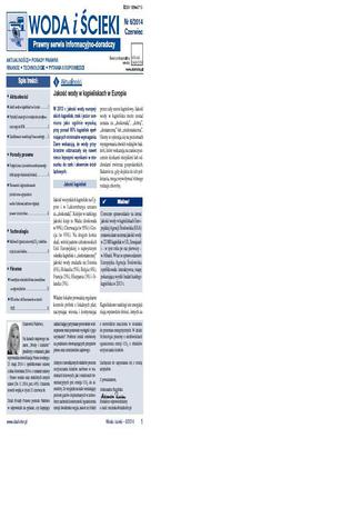 Woda i ścieki online Prawny serwis informacyjno-doradczy
