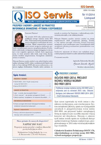 ISO serwis ONNISO 11/2014