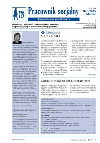 Pracownik socjalny on-line nr 3/2015