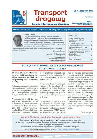 Transport drogowy on-line 3/2015