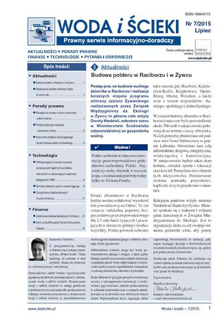 Woda i ścieki on-line nr 7/2015