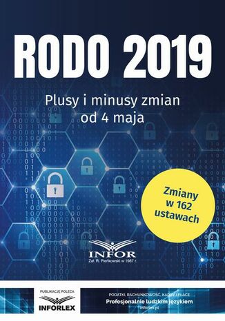 Okładka książki/ebooka RODO 2019 Plusy i minusy zmian od 4 maja