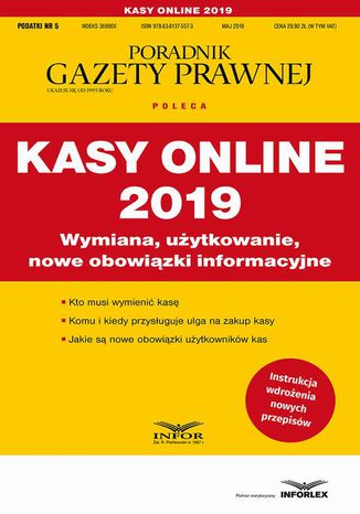Kasy Online 2019 Praca zbiorowa - okadka ebooka