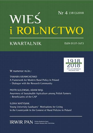 Wieś i Rolnictwo nr 4(181)/2018