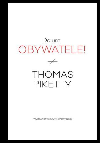 Do urn obywatele! Thomas Piketty - okadka audiobooka MP3