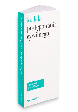 Kodeks postpowania cywilnego stycze 2019 Agnieszka Kaszok - okadka ebooka