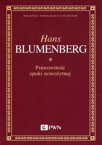 Prawowito epoki nowoytnej Hans Blumenberg - okadka ebooka