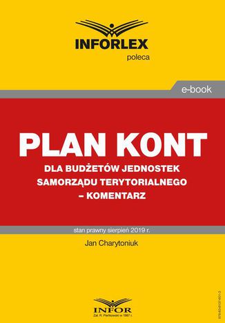 Plan kont dla budetw jednostek samorzdu terytorialnego  komentarz Jan Charytoniuk - okadka ebooka