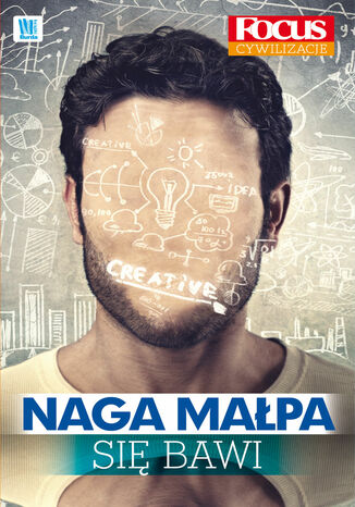Naga małpa się bawi