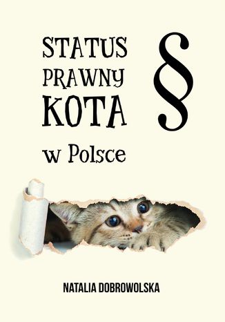 Status prawny kota w Polsce Natalia Dobrowolska - okadka ebooka