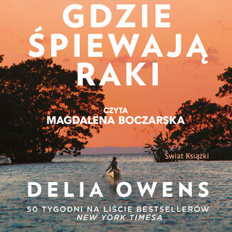 Gdzie śpiewają raki Delia Owens - okładka audiobooka MP3