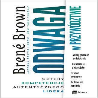 Odwaga w przywództwie Brene Brown - okładka audiobooka MP3