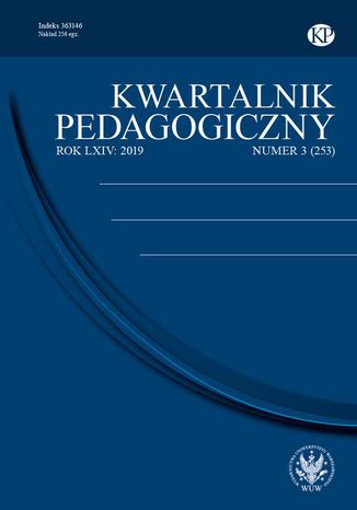 Okładka:Kwartalnik Pedagogiczny 2019/3 (253) 