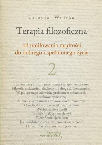 Terapia filozoficzna 2 Urszula Wolska - okadka ebooka