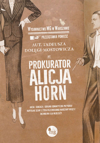 Prokurator Alicja Horn Tadeusz Doga-Mostowicz - okadka audiobooks CD