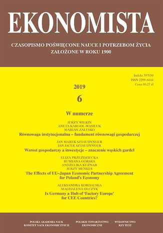 Ekonomista 2019 nr 6 Praca zbiorowa - okadka audiobooks CD